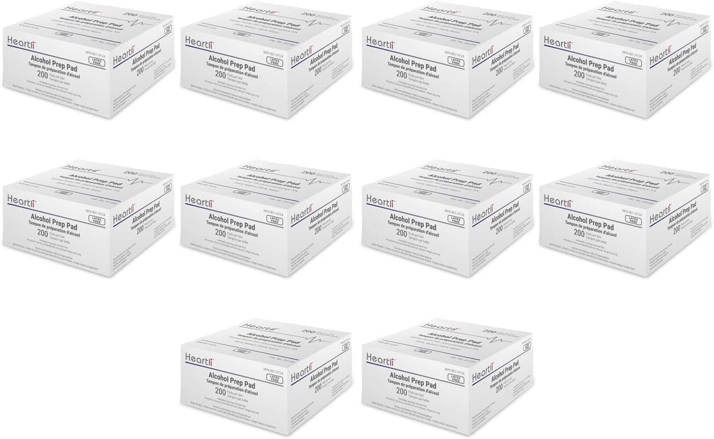Alcohol Prep Pads (Case of 10 boxs - 2,000 Pads)