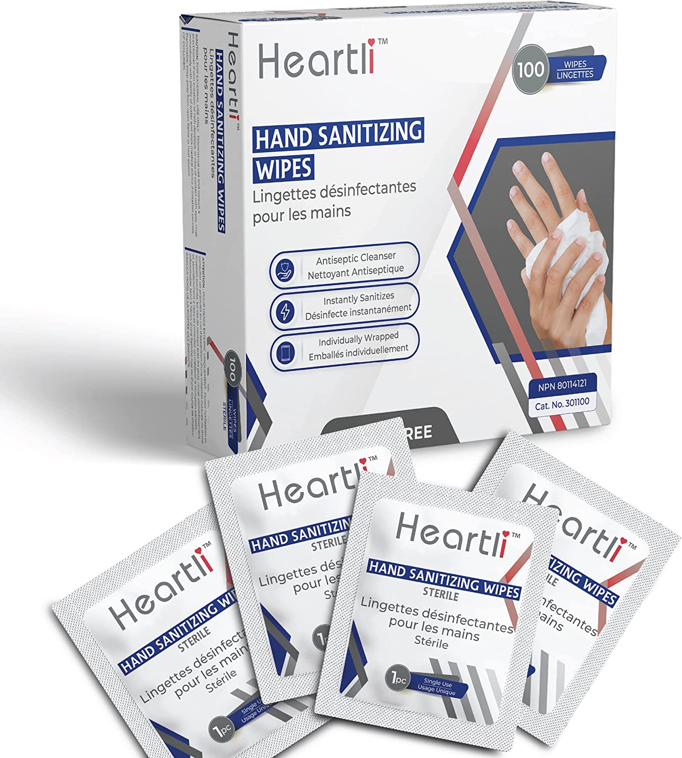 Hand Sanitizing Wipes (50 Wipes per box)